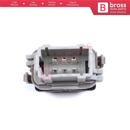 Front Passenger Window Control 6 Pin Switch 8200315013 for Renault Megane Laguna 2 Espace 4