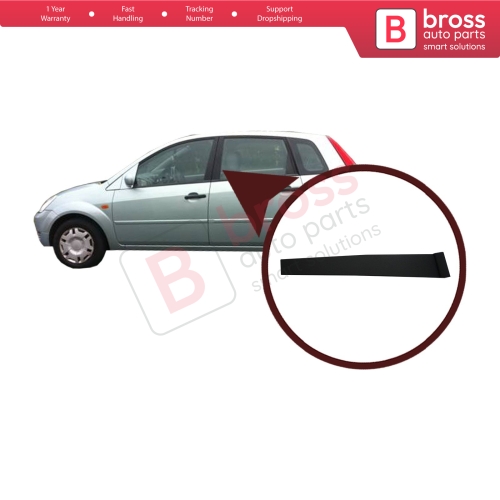 Rear Left Door Pillar Trim Moulding 2S61A25459AN for Ford Fiesta 5