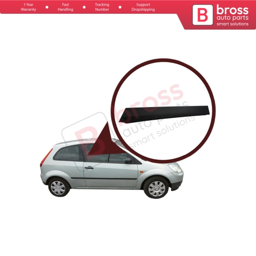 Right Door Pillar Trim Moulding 2S51B20898AG for Ford Fiesta MK5 2002-2008 3-Door Van