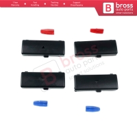 Air Conditioning Heater Climate Control Up Down Button Cover Set 6972163 for BMW X5 E53 E39