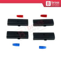 Air Conditioning Heater Climate Control Up Down Button Cover Set 6972163 for BMW X5 E53 E39
