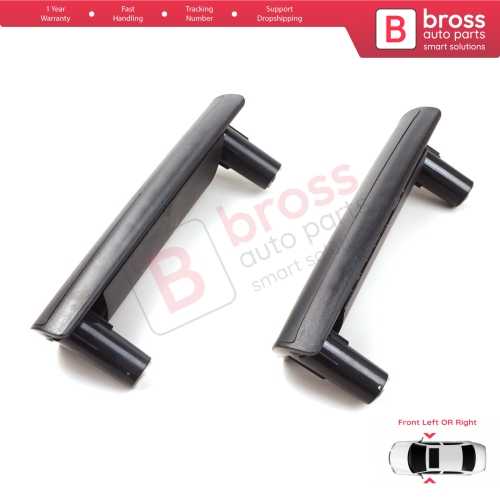 Front Interior Door Handle Grab Set 7H0867179B 7H0867180B for VW Transporter T5 Pre Facelift 2003-2009