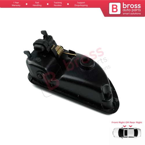 Interior Door Handle Black Right Door 7700309314 For Renault Kangoo Twingo MK1