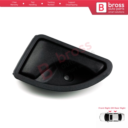 Interior Door Handle Black Right Door 7700309314 For Renault Kangoo Twingo MK1