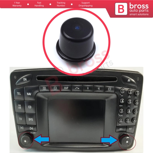 Command 2.0 Navigation Radio GPS Knob Button for Bosch Mercedes C Class W203 S203 CL203 CLK W209 C209 A209 W639 V639 Vito Viano A2038209689
