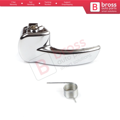 Interior Front or Rear Left Door Chrome Handle For Nissan Qashqai 2007-2013 J10 Dualis 80670JD00E 80671JD00E