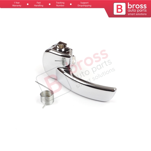 Interior Front or Rear Left Door Chrome Handle For Nissan Qashqai 2007-2013 J10 Dualis 80670JD00E 80671JD00E