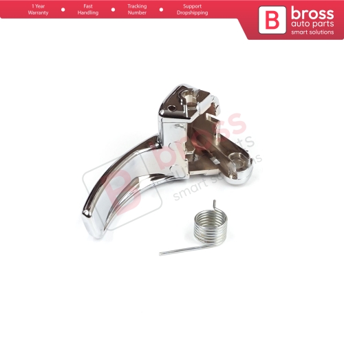 Interior Front or Rear Left Door Chrome Handle For Nissan Qashqai 2007-2013 J10 Dualis 80670JD00E 80671JD00E
