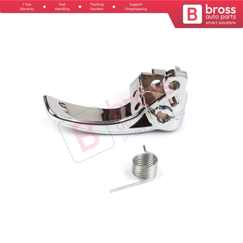 Interior Front or Rear Left Door Chrome Handle For Nissan Qashqai 2007-2013 J10 Dualis 80670JD00E 80671JD00E