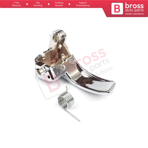 Interior Front or Rear Left Door Chrome Handle For Nissan Qashqai 2007-2013 J10 Dualis 80670JD00E 80671JD00E