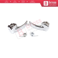 Interior Front or Rear Door Chrome Handle Right and Left Side For Nissan Qashqai 2007-2013 J10 Dualis 80670JD00E 80671JD00E