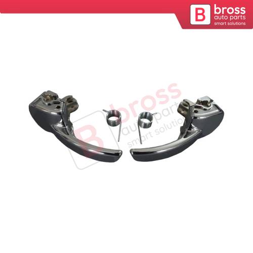 Interior Front or Rear Door Chrome Handle Right and Left Side For Nissan Qashqai 2007-2013 J10 Dualis 80670JD00E 80671JD00E