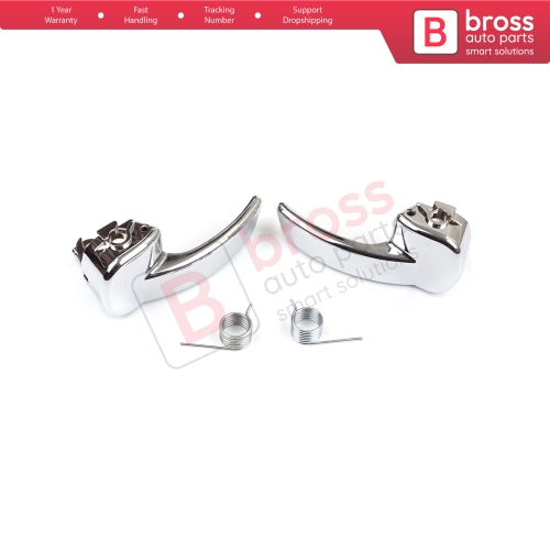 Interior Front or Rear Door Chrome Handle Right and Left Side For Nissan Qashqai 2007-2013 J10 Dualis 80670JD00E 80671JD00E