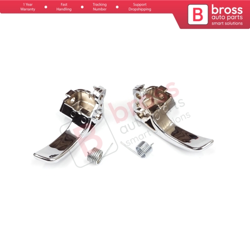 Interior Front or Rear Door Chrome Handle Right and Left Side For Nissan Qashqai 2007-2013 J10 Dualis 80670JD00E 80671JD00E