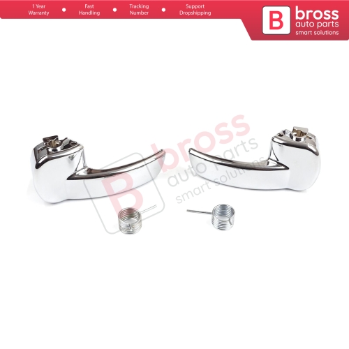 Interior Front or Rear Door Chrome Handle Right and Left Side For Nissan Qashqai 2007-2013 J10 Dualis 80670JD00E 80671JD00E