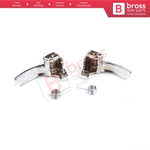 Interior Front or Rear Door Chrome Handle Right and Left Side For Nissan Qashqai 2007-2013 J10 Dualis 80670JD00E 80671JD00E