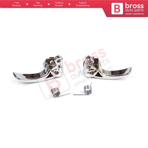 Interior Front or Rear Door Chrome Handle Right and Left Side For Nissan Qashqai 2007-2013 J10 Dualis 80670JD00E 80671JD00E