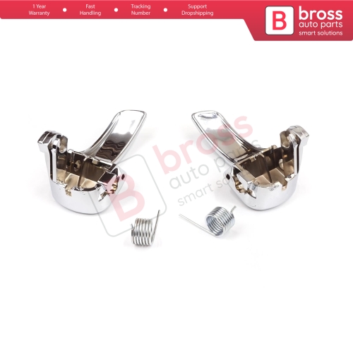 Interior Front or Rear Door Chrome Handle Right and Left Side For Nissan Qashqai 2007-2013 J10 Dualis 80670JD00E 80671JD00E