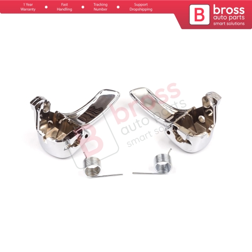 Interior Front or Rear Door Chrome Handle Right and Left Side For Nissan Qashqai 2007-2013 J10 Dualis 80670JD00E 80671JD00E