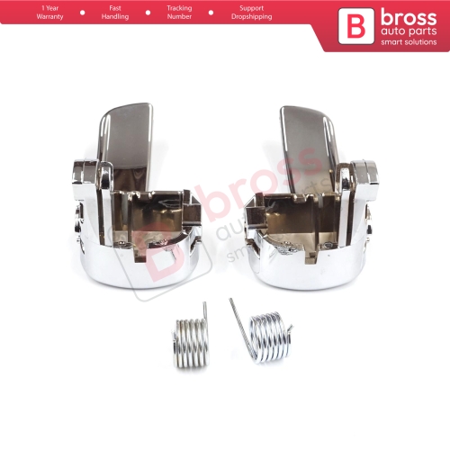 Interior Front or Rear Door Chrome Handle Right and Left Side For Nissan Qashqai 2007-2013 J10 Dualis 80670JD00E 80671JD00E