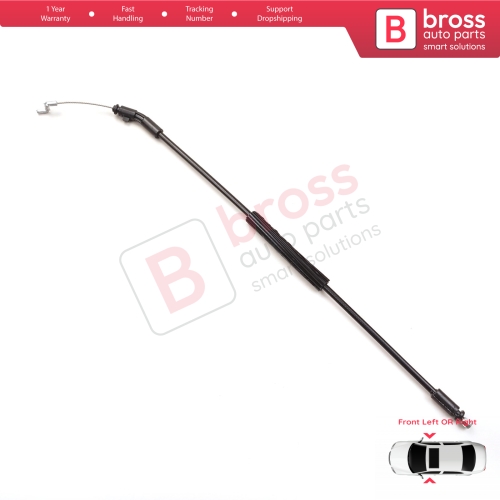 Outer Door Handle Release Lock Latch Bowden Cable Front 805032702R for Renault Fluence 2011-On Facelift