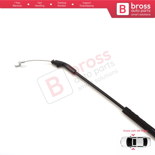 Outer Door Handle Release Lock Latch Bowden Cable Front 805032702R for Renault Fluence 2011-On Facelift