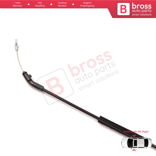 Outer Door Handle Release Lock Latch Bowden Cable Front 805032702R for Renault Fluence 2011-On Facelift