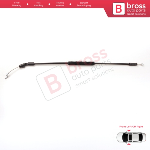Outer Door Handle Release Lock Latch Bowden Cable Front 805032702R for Renault Fluence 2011-On Facelift