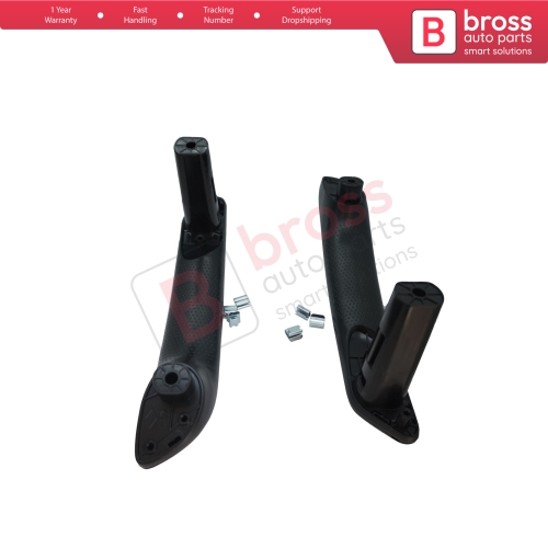 Front Inner Door Handle Grip 809603577R Black for Renault Clio Symbol Sandero