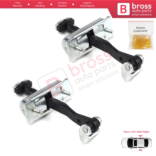 2 Pieces Rear Door Hinge Stop Check Strap Limiter for Ford Focus MK2 C-Max  MK1 Kuga MK1 1641573