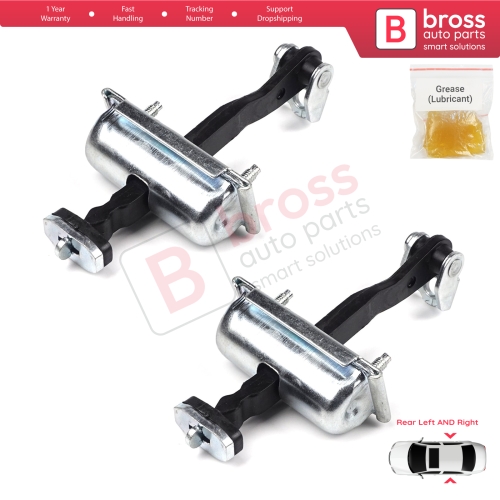 2 Pieces Rear Door Hinge Stop Check Strap Limiter for Ford Focus MK2 C-Max  MK1 Kuga MK1 1641573