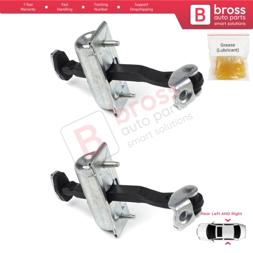 2 Pieces Rear Door Hinge Stop Check Strap Limiter for Ford Focus MK2 C-Max  MK1 Kuga MK1 1641573