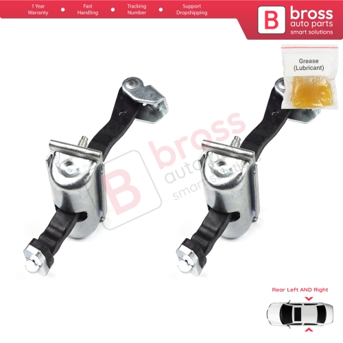 2 Pieces Rear Door Hinge Stop Check Strap Limiter for Ford Focus MK2 C-Max  MK1 Kuga MK1 1641573