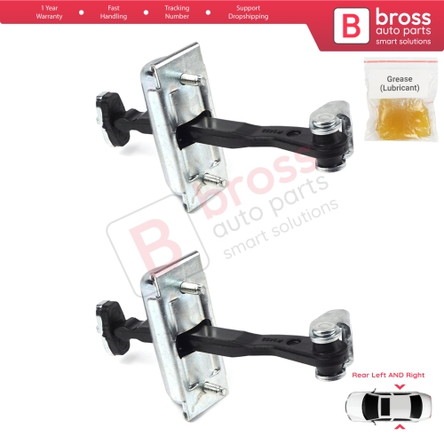 2 Pieces Rear Door Hinge Stop Check Strap Limiter for Ford Focus MK2 C-Max  MK1 Kuga MK1 1641573