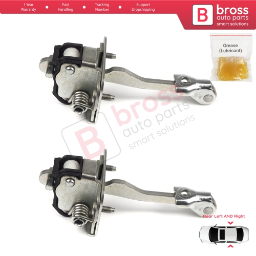 2 Pieces Rear Door Hinge Stop Check Strap Limiter for Peugeot 5008 MK1 T87 3008 MK1 T84 0U Citroen DS5 DS 5 9181Q1