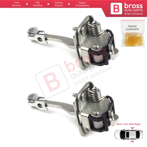 2 Pieces Rear Door Hinge Stop Check Strap Limiter for Peugeot 5008 MK1 T87 3008 MK1 T84 0U Citroen DS5 DS 5 9181Q1