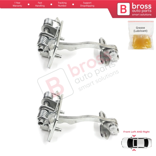 2 Pieces Front Door Hinge Stop Check Strap Limiter for Peugeot 306 1993-2002 9181E5