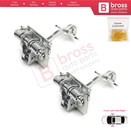2 Pieces Front Door Hinge Stop Check Strap Limiter for Peugeot 306 1993-2002 9181E5
