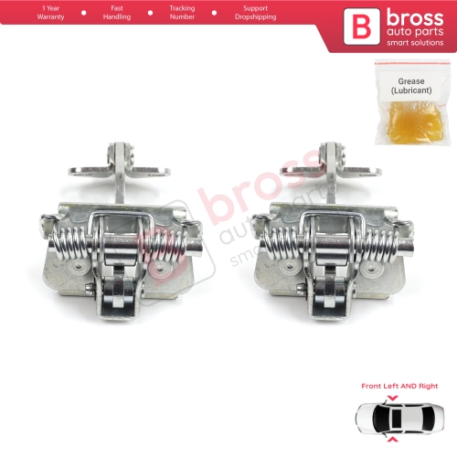 2 Pieces Front Door Hinge Stop Check Strap Limiter for Peugeot 306 1993-2002 9181E5