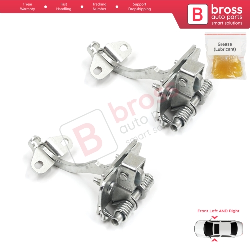 2 Pieces Front Door Hinge Stop Check Strap Limiter for Peugeot 306 1993-2002 9181E5