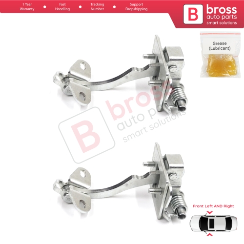 2 Pieces Front Door Hinge Stop Check Strap Limiter for Peugeot 306 1993-2002 9181E5
