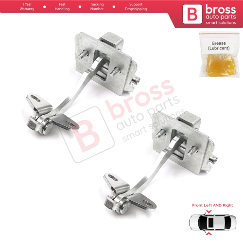 2 Pieces Front Door Hinge Stop Check Strap Limiter for Peugeot 306 1993-2002 9181E5