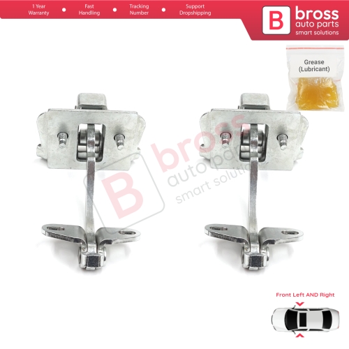 2 Pieces Front Door Hinge Stop Check Strap Limiter for Peugeot 306 1993-2002 9181E5
