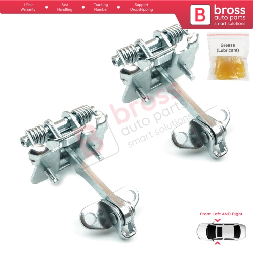 2 Pieces Front Door Hinge Stop Check Strap Limiter for Citroen Xsara Picasso 1999-2012 9181E6