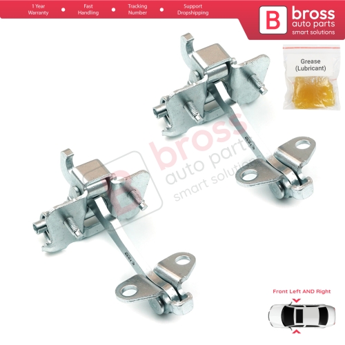 2 Pieces Front Door Hinge Stop Check Strap Limiter for Citroen Xsara Picasso 1999-2012 9181E6