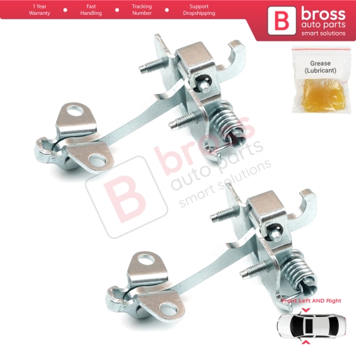 2 Pieces Front Door Hinge Stop Check Strap Limiter for Citroen Xsara Picasso 1999-2012 9181E6