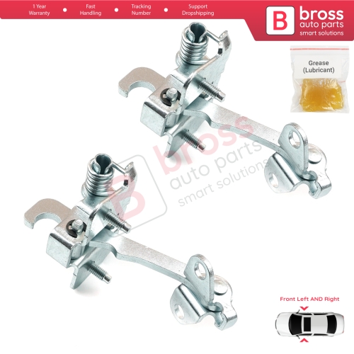 2 Pieces Front Door Hinge Stop Check Strap Limiter for Citroen Xsara Picasso 1999-2012 9181E6