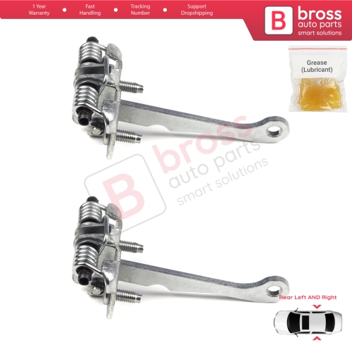 2 Pieces Rear Door Hinge Stop Check Strap Limiter for Peugeot 106 1991-2004 Citroen Saxo 1996-2004 9181H4