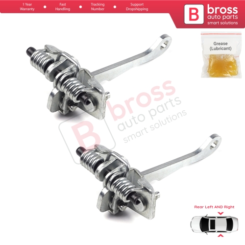 2 Pieces Rear Door Hinge Stop Check Strap Limiter for Peugeot 106 1991-2004 Citroen Saxo 1996-2004 9181H4