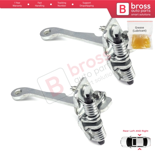 2 Pieces Rear Door Hinge Stop Check Strap Limiter for Peugeot 106 1991-2004 Citroen Saxo 1996-2004 9181H4